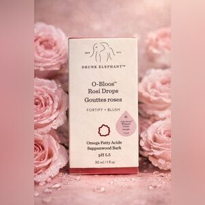 Drunk Elephant O-Bloos™ Rosi Drops Fortify + Blush (1 oz + Lala Retro Sample
